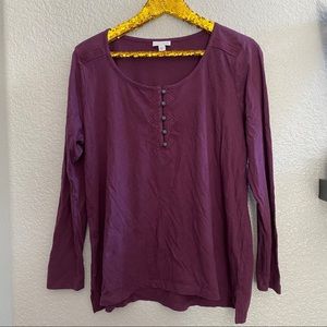 J Jill Long Sleeve Top